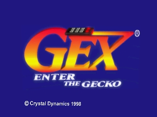 Gex 64 - Enter the Gecko (USA) Title Screen